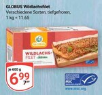 Wildlachsfilet Angebote von Globus bei GLOBUS Jena für 6,99 €