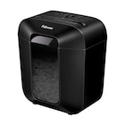 Fellowes Powershred LX25 - Destructeur de documents coupe croisée - 6 feuilles - Corbeille 11,5 litres - Fellowes en promo à 44,90 € chez Bureau Vallée Fellowes Powershred LX25 - Destructeur de documents coupe croisée - 6 feuilles - Corbeille 11,5 litres - Fellowes dans le catalogue Bureau Vallée