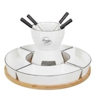 Fondue Cook Concept Coffret fondue avec support en bambou Fondue party dans le catalogue Fnac
