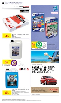 Promotion Monopoly dans le prospectus Intermarché Super, valable du 27/01/2026 au 08/02/2026 Promo Monopoly dans le catalogue Intermarché Super du moment à la page 34
