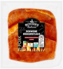 Schweine-Rückensteaks im REWE Prospekt Schweine-Rückensteaks von Butcher’s Barbecue im aktuellen REWE Prospekt für 3,99 €