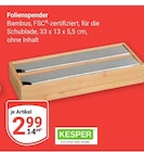 Folienspender im Angebot bei GLOBUS in Hofheim Folienspender Angebote von KESPER bei GLOBUS Hofheim für 2,99 €