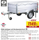 PKW-Anhänger mit Bordwandaufsatz „Basic plus 750“ Angebote von Stema bei toom Baumarkt Erkelenz für 1.149,00 €