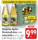 Südpfalz Apfel-Direktsaft klar Angebote bei E center Neustadt für 9,99 €