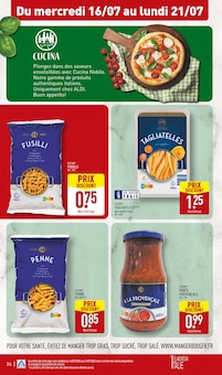 Promotion Poêles dans le prospectus Aldi, valable du 16/07/2025 au 21/07/2025 Promo Poêles dans le catalogue Aldi du moment à la page 26