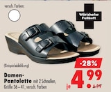 Damen-Pantolette mit 2 Schnallen von Wörishofer Fußbett im aktuellen Mäc-Geiz Prospekt