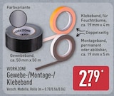 Gewebeband von WORKZONE im aktuellen ALDI Nord Prospekt