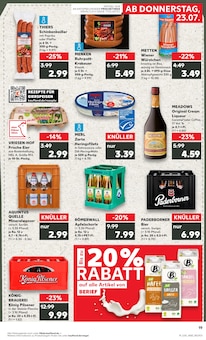 Bier im Kaufland Prospekt "Hier bin ich richtig" mit 56 Seiten (Moers)