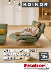 Polstermöbel Fischer Möbel & Einrichtung Prospekt der aktuellen Woche mit 24 Seiten, gültig von 15.02.2026 bis 26.02.2026, in Alling und Umgebung Aktueller Polstermöbel Fischer Möbel & Einrichtung Prospekt in Alling und Umgebung, "KOINOR" mit 24 Seiten, 15.02.2026 - 26.02.2026