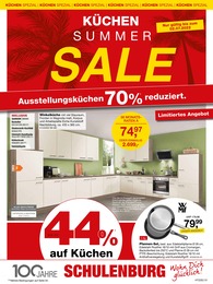 Möbel Schulenburg Prospekt für Schmatzfeld mit 4 Seiten Möbel Schulenburg Prospekt für Schmatzfeld: "KÜCHEN SUMMER SALE", 4 Seiten, 30.05.2022 - 02.07.2022