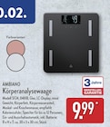 Körperanalysewaage Angebote von AMBIANO bei ALDI Nord Gelsenkirchen für 9,99 €