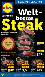 Rumpsteak im Lidl Prospekt in Heilbronn Aktueller Lidl Prospekt mit Rumpsteak, "LIDL LOHNT SICH", Seite 1