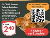 Aktuelles Butter-Schokobrötchen Angebot bei GLOBUS in Krefeld ab 2,40 €