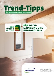 Raiffeisen Baustoffe Prospekt für Ronneburg: "Trend-Tipps FÜR DIE ENERGETISCHE SANIERUNG", 12 Seiten, 13.05.2024 - 23.05.2024