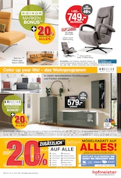 Aktueller hofmeister Prospekt mit Relaxsessel, "MACH' DIR DEIN ZUHAUSE SCHÖNER", Seite 7