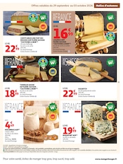Promos Fromage dans le catalogue "LES HALLES d'automne" de Auchan Hypermarché Fromage en promo dans le catalogue Auchan Hypermarché à la page 11