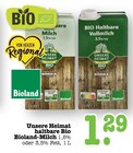 Aktuelles haltbare Bio Bioland-Milch 1,5% Fett Angebot bei E center in Heidelberg ab 1,29 €