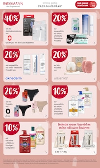 Rasierer im Rossmann Prospekt "Online Exklusive Angebote" mit 6 Seiten (Krefeld)