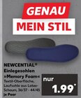 Aktuelles Einlegesohlen "Memory Foam" Angebot bei Kaufland in Mülheim (Ruhr) ab 1,99 €