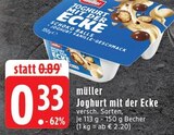 Aktuelles Joghurt mit der Ecke Angebot bei EDEKA in Mönchengladbach ab 0,33 €