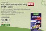 Gut Einschlafen Melatonin 4 mg bei VITALIA Reformhaus im Seewiesen Prospekt für 13,99 €