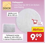 Fellteppich rund im Angebot bei Netto Marken-Discount in Neunkirchen Fellteppich rund Angebote von DEKOR bei Netto Marken-Discount Neunkirchen für 9,99 €