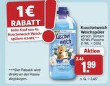 Kuschelweich Weichspüler im Angebot bei famila Nordwest in Oldenburg Kuschelweich Weichspüler Angebote bei famila Nordwest Oldenburg für 1,99 €