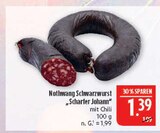 Schwarzwurst 'Scharfer Johann' Angebote von Nothwang bei Marktkauf Görlitz für 1,39 €