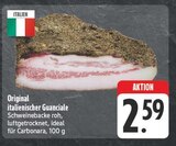 Aktuelles Original italienischer Guanciale Angebot bei EDEKA in Leipzig ab 2,59 €