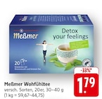 Wohlfühltee im Angebot bei EDEKA in Pirmasens Wohlfühltee Angebote von Meßmer bei EDEKA Pirmasens für 1,79 €