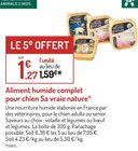 Promo Aliment humide complet pour chien à 1,27 € dans le catalogue Botanic à Le Pontet