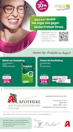 Aktueller mea - meine apotheke Apotheken Prospekt in Dahn und Umgebung, "Unsere August-Angebote" mit 4 Seiten, 01.08.2025 - 31.08.2025