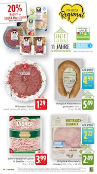 Wurst im EDEKA Prospekt "Aktuelle Angebote" mit 54 Seiten (Karlsruhe)
