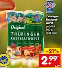 Thüringer Rostbratwurst von Wolf im aktuellen Netto Marken-Discount Prospekt für 2,99 €