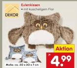 Eulenkissen Angebote von DEKOR bei Netto Marken-Discount Hennef für 4,99 €
