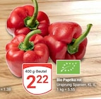 Bio Paprika rot bei GLOBUS im Prospekt "" für 2,22 €