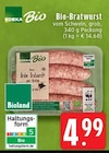 Aktuelles Bio-Bratwurst Angebot bei EDEKA in Mönchengladbach ab 4,99 €