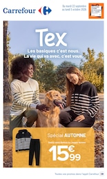 Catalogue Supermarchés Carrefour en cours à Ivry-sur-Seine et alentours, Tex, 16 pages, 22/09/2026 - 05/10/2026