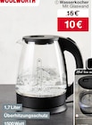 Woolworth Recklinghausen - Wasserkocher Mit Glaswand Angebot im Prospekt Wasserkocher Mit Glaswand bei Woolworth im Recklinghausen Prospekt für 10,00 €