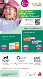 mea - meine apotheke Apotheken Prospekt der aktuellen Woche mit 4 Seiten, gültig von 01.07.2026 bis 31.07.2026, in Brokstedt und Umgebung Aktueller mea - meine apotheke Apotheken Prospekt in Brokstedt und Umgebung, "Unsere Juli-Angebote" mit 4 Seiten, 01.07.2026 - 31.07.2026