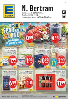 Aktueller EDEKA Prospekt "Aktuelle Angebote" Seite 1 von 24 Seiten für Witten