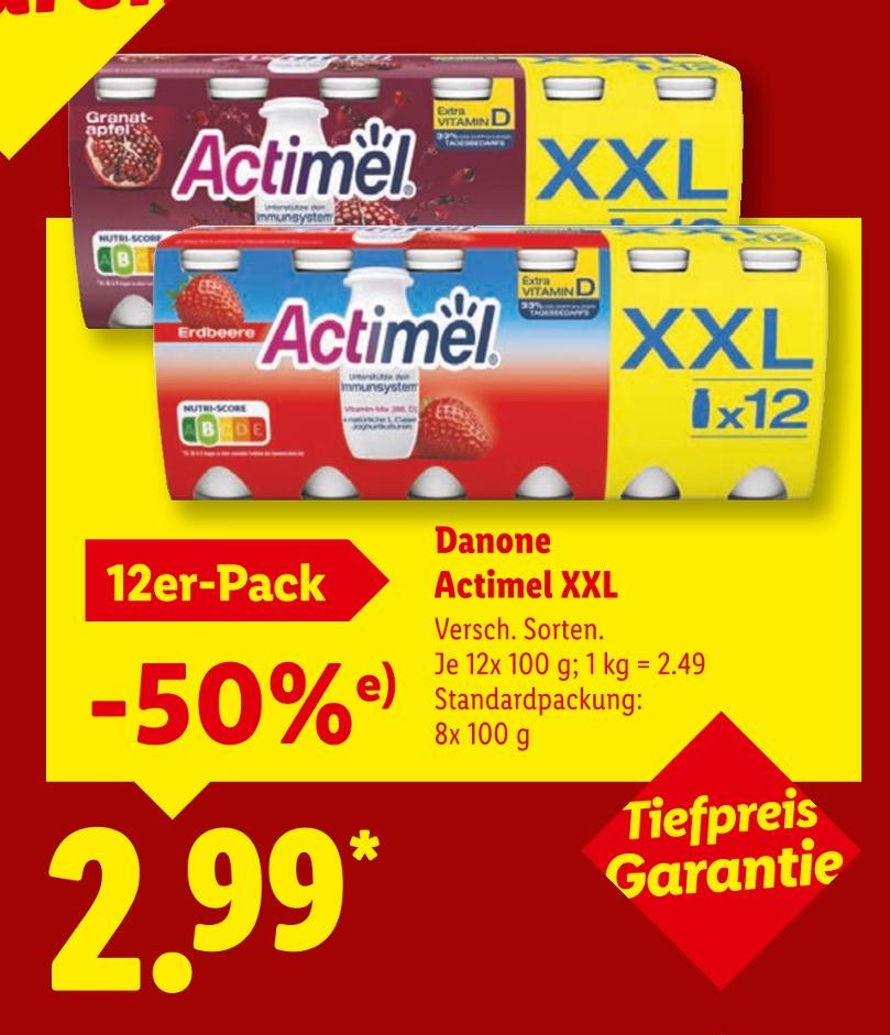 Actimel XXL Granatapfel