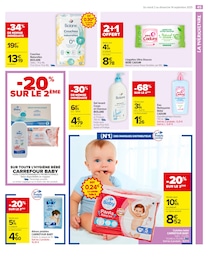 Prix et réduction Couches dans le prospectus Carrefour Market en cours Offre Couches dans le catalogue Carrefour Market du moment à la page 47