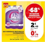 Eau minerale naturelle - COURMAYEUR en promo chez Super U Nancy à 0,79 €