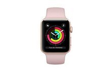 Darty Libourne - Montre connectée APPLE APPLE WATCH SERIES 3 OR AVEC SANGLE EN ROSE 42 MM MQL22QL/A Promo Montre connectée APPLE APPLE WATCH SERIES 3 OR AVEC SANGLE EN ROSE 42 MM MQL22QL/A dans le catalogue Darty "La sélection bons plans chez Darty" à Libourne