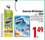 WC-Reiniger oder Stein Angebote von Domestos bei EDEKA Regensburg für 1,49 €