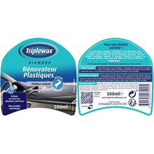 Norauto Saint-Maur-des-Fossés - Nettoyant plastiques finition satinée TRIPLE WAX 500 ml Promo Nettoyant plastiques finition satinée TRIPLE WAX 500 ml dans le catalogue Norauto "Black Friday tous les jours" à Saint-Maur-des-Fossés
