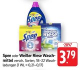 Waschmittel Angebote von Spee bei EDEKA Koblenz für 3,79 €
