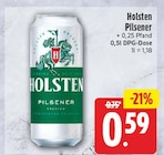 Pilsener von Holsten für 0,59 € bei EDEKA im Angebot Pilsener von Holsten im aktuellen EDEKA Prospekt