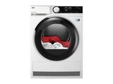 TR8T70680 Wärmepumpentrockner Serie 8000 AbsoluteCare® mit Trommelsteuerung (8 kg, Weiß / Schwarz Weiß) von AEG im aktuellen MediaMarkt Saturn Prospekt für 599,00 €